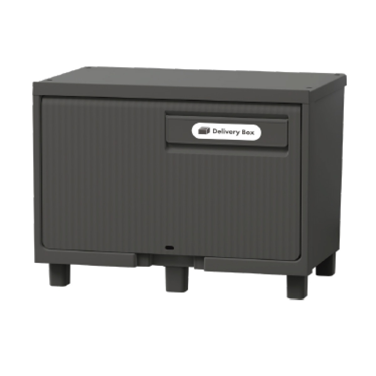 【在庫有・即納】天馬 積み重ねても受け取れる宅配ボックス ダークグレー DGR 宅配BOX 投函扉 大型荷物 ステッカー付 置き配 配送 宅配 荷物