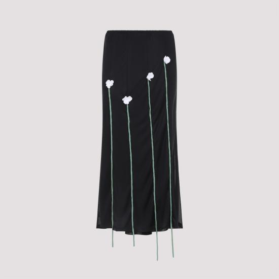 MOSCHINO Women Mid Skirts 261DA0120 0446 1555 NERO