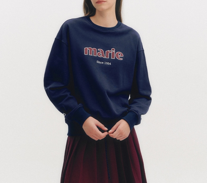 Marie Classic Sweatshirt スウェット (navy)
