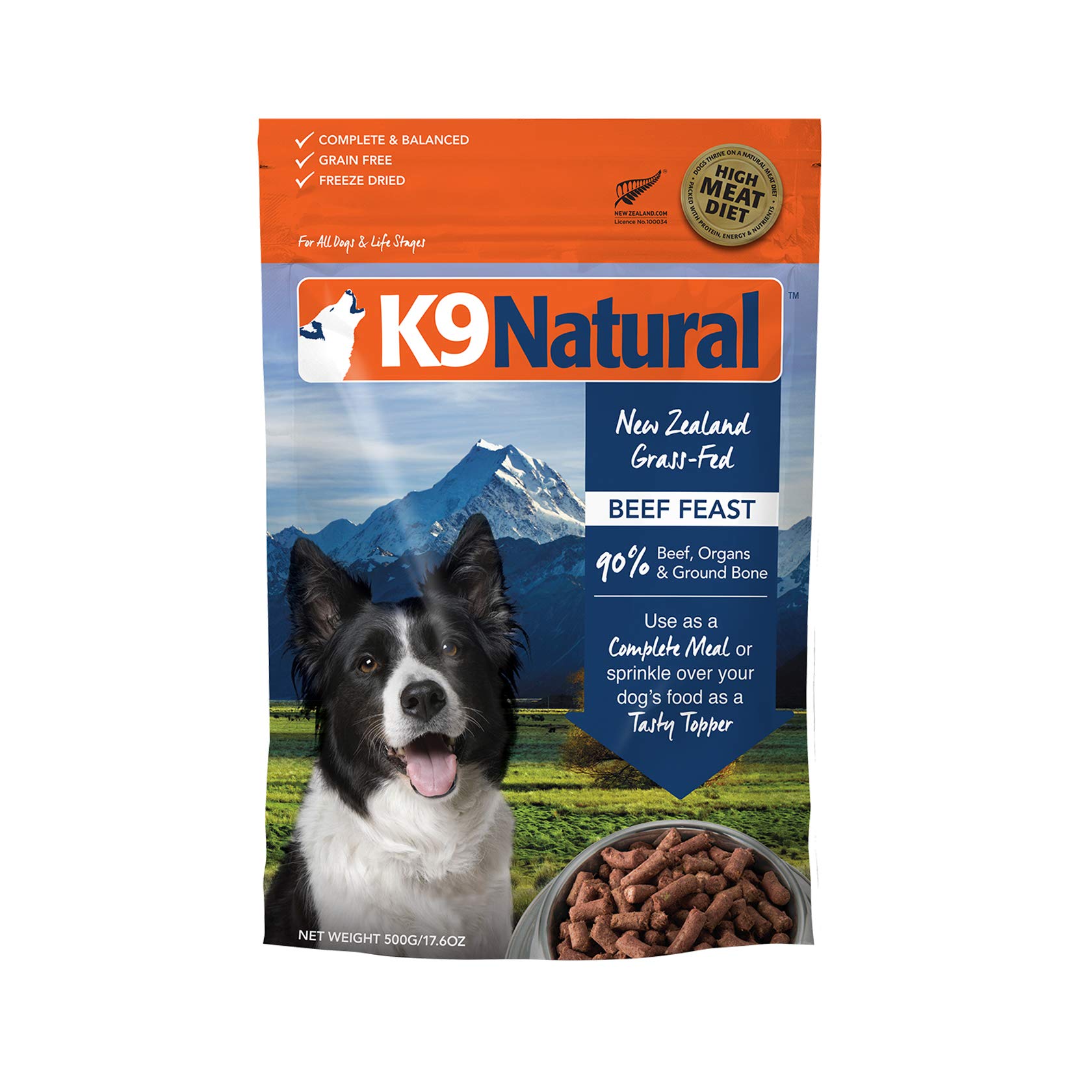 最新作の K9 ケーナインナチュラル Natural 500g ビーフフィースト ドッグフード フリーズドライ ドッグフード -  flaviogimenis.com.br