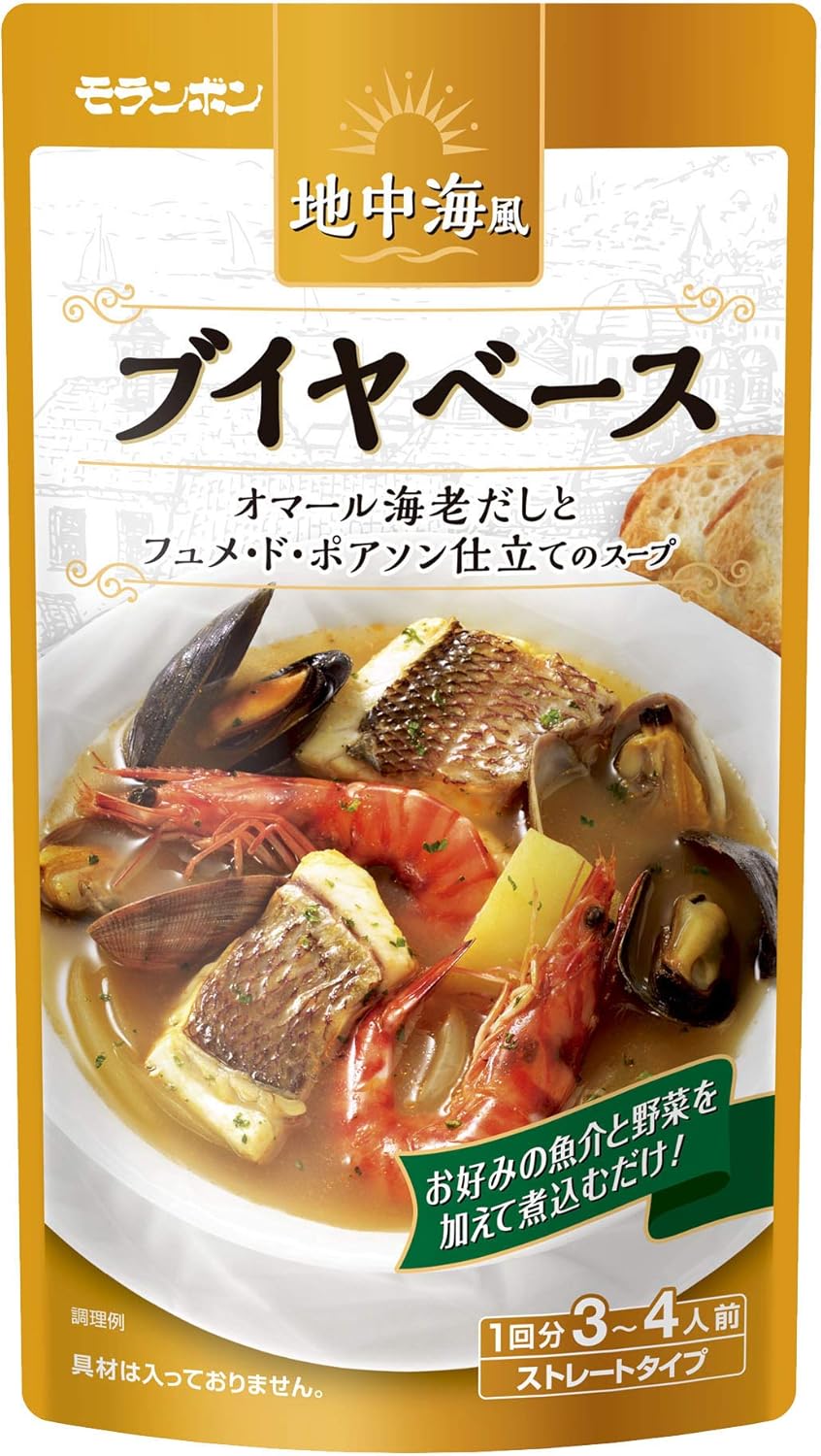 モランボン 地中海風ブイヤベース 750g×10袋 5,540円