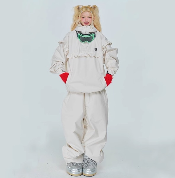 【3日出荷】2024新作 スノーボードウェア 上下セット 撥水/防風/保温 スキーウェア アウター ジャケット パンツ