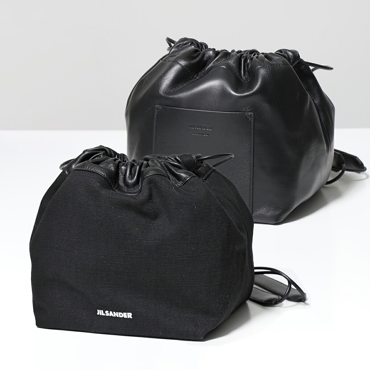 JIL SANDER ジルサンダー ドローストリグバッグ DRAWSTRING J07WG0027 P4860 レディース 巾着バッグ リバーシブル ショルダーバッグ 鞄 101