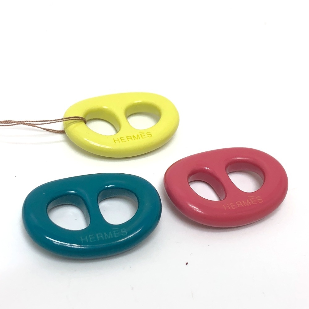 スカーフリング トリボー シェーヌダンクル プラスチック ピンク