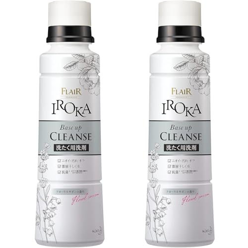 【まとめ買い】IROKA(イロカ) フレアフレグランス ベースアップクレンズ 本体600ｇ 2個セット