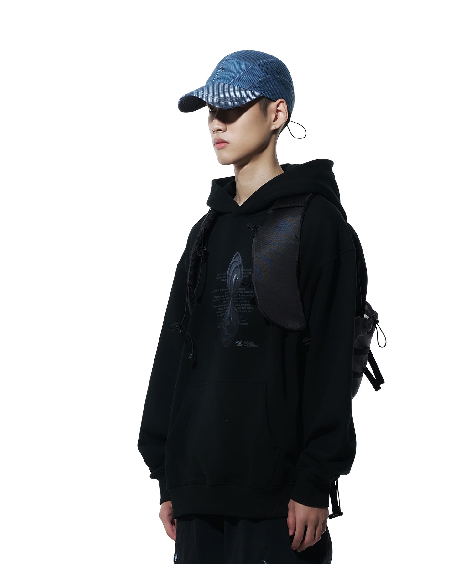【SANSANGEAR】 24SS RELIC HOODIE : BLACK