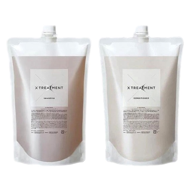 エックストリートメント シャンプー +コンディショナー セット 1000mlx2 レフィル