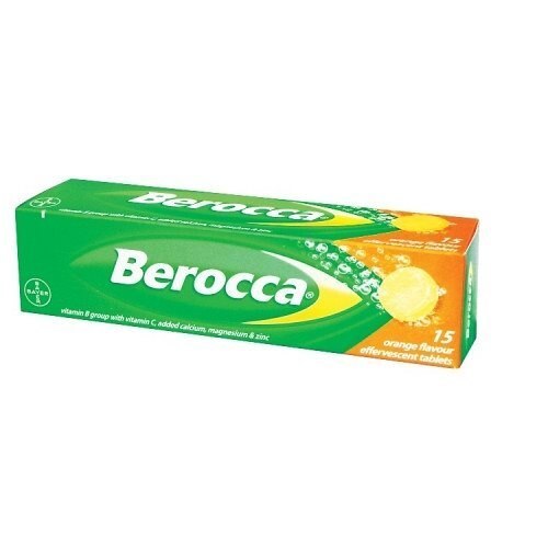 Berocca Effervescent Orange Tablets 15s
