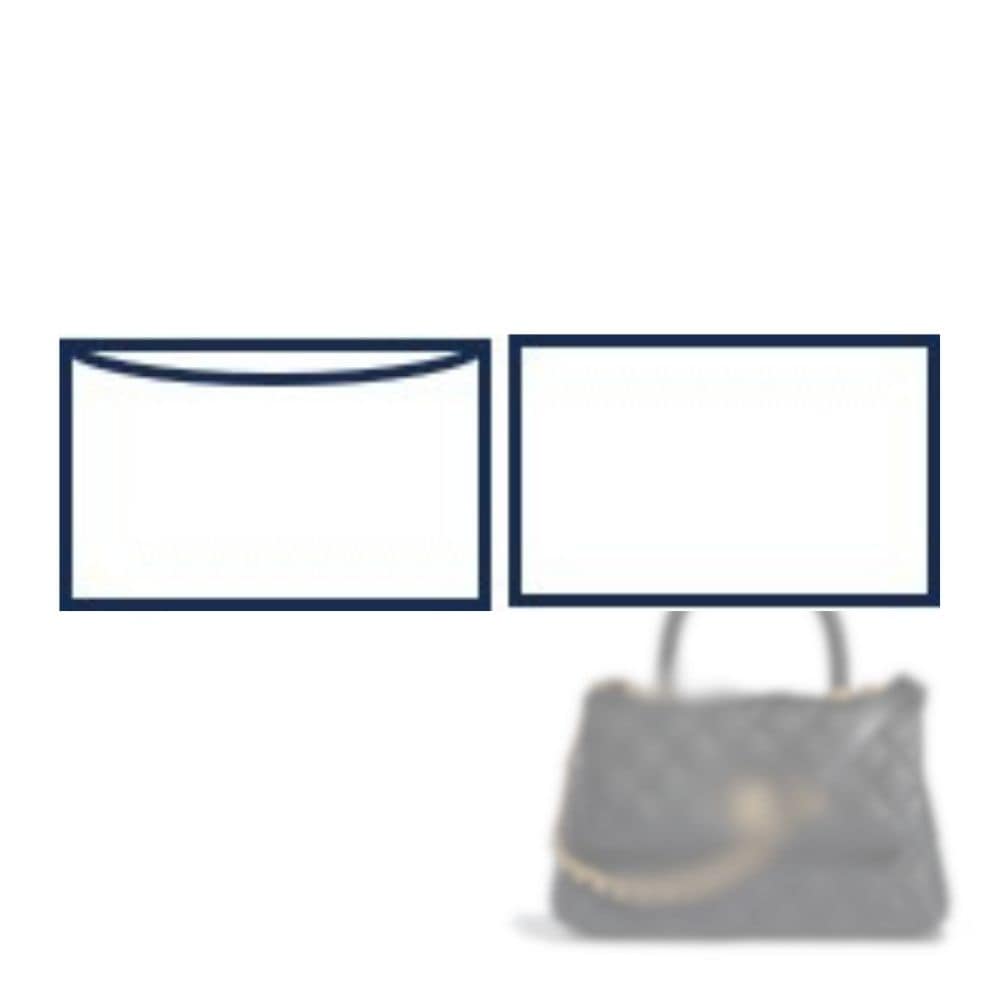 バッグオーガナイザー CHA Coco Handle 24cm wide, 2つのセットポーチ