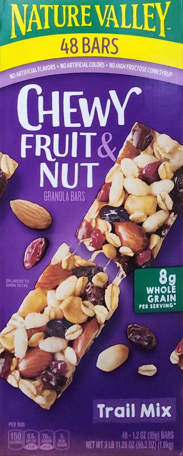 韓国から発送Nature Valley Chewy Trail Mix Fruit & Nut Granola Bars, 48 ct. 5,250円