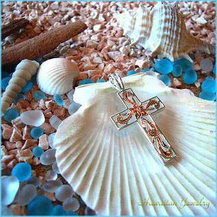 ハワイアンジュエリー クロス　ペンダントトップ