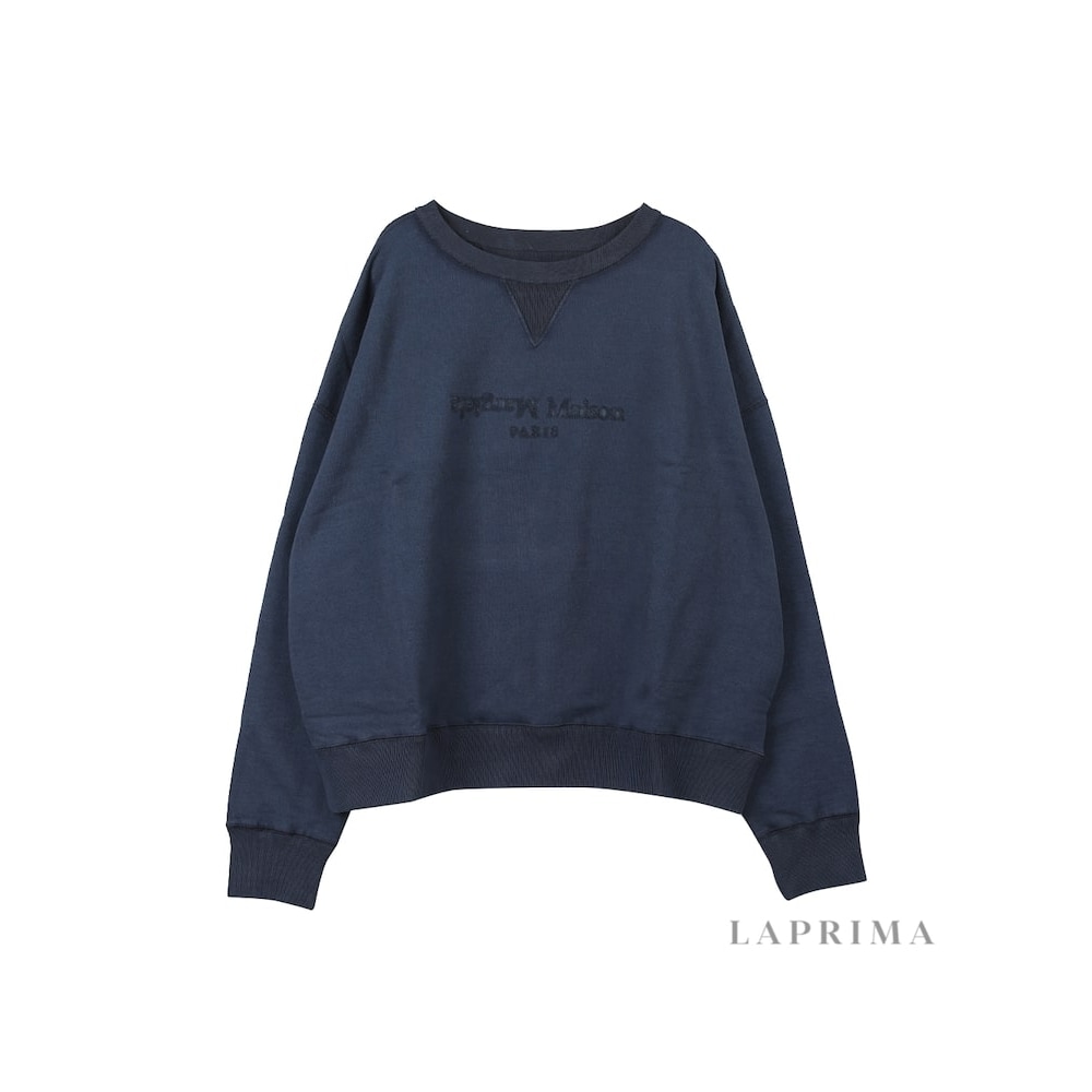 メゾンマルジェラララプリマメゾンマルジェラリバースロゴスウェットシャツ S50GU0215-S25570-510 QC9S50GU0215-S25570-510