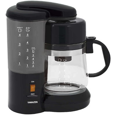 他サイト： ヤマゼン　コーヒーメーカー ドリップ式 YAMAZEN　YCA502の商品画像
