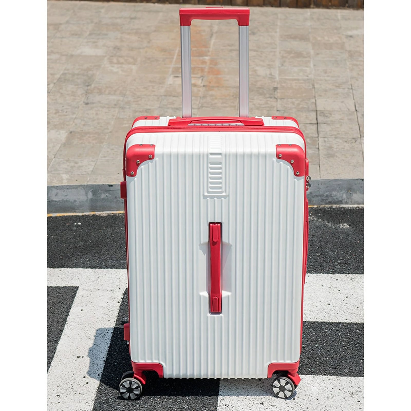 アルミフレーム スーツケース キャリーバッグ 大容量 収納便利 軽量 耐衝撃 360度回転 静音 耐衝撃 ファスナー式 鍵付き 3桁ダイヤル式 盗難防止 旅行 出張 通学 多段階キャリーバー キャリー