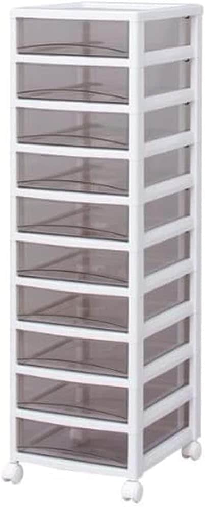 アイリスオーヤマ スーパークリア チェスト ホワイト/クリアブラウン SCE-1000