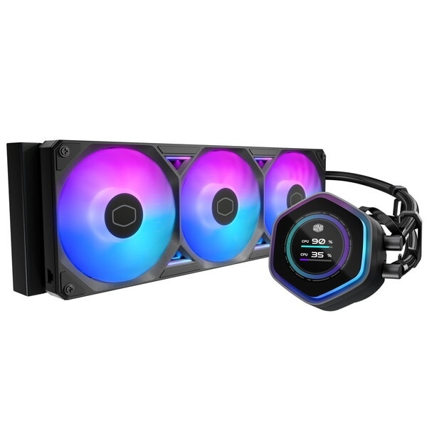 MLX-D36M-A25SZ-L1 ブラック MasterLiquid 360 Atmos II LCD ARGB CPUクーラー