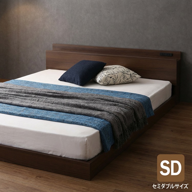 デザインフロアベッド SDサイズ Falo-ファロ-インテリア ベッド フロアベッド ベッドフレーム