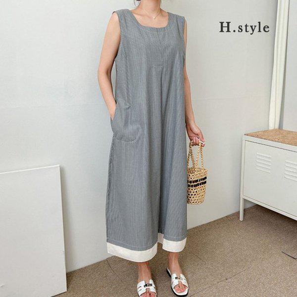 HスタイルJBラニックロングワンピース/夏/OPS/ワンピース/ホームウェア/ゲストルック/シフォン/ラウンジ/パジャマ/寝巻き