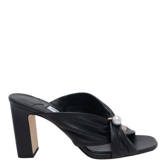 JIMMY CHOO Women Sandals RAFI 85 GVRBLACK Black