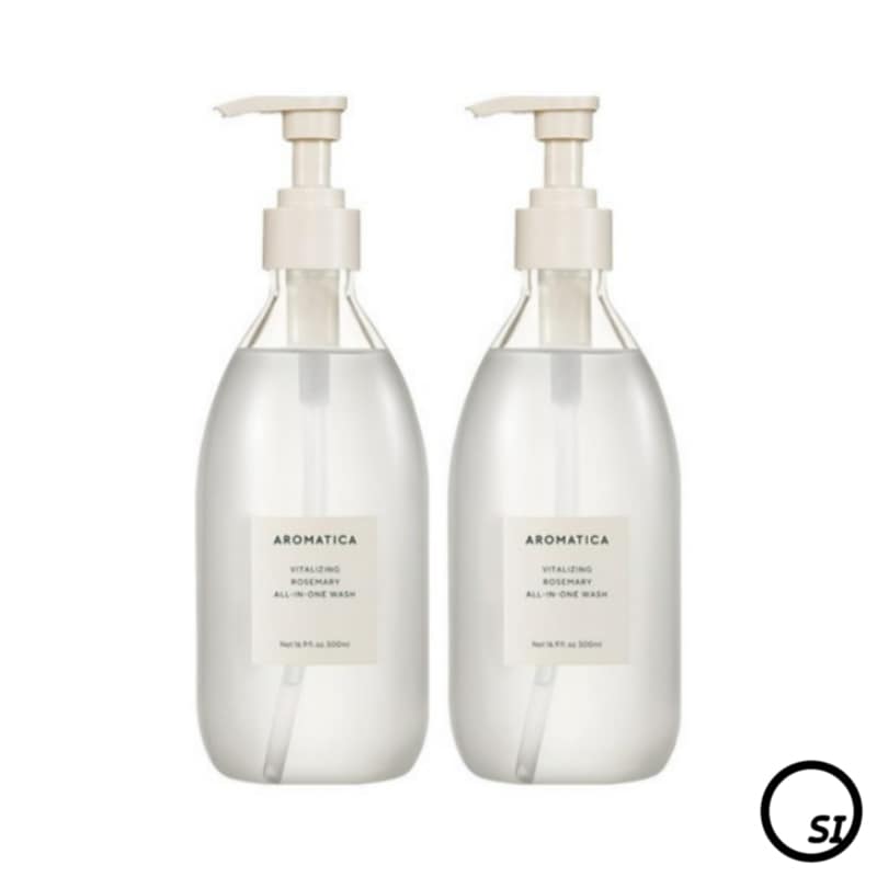 【1+1】バイタライジング オールインワン ウォッシュ ローズマリー Body & Hair 500ml x 2個