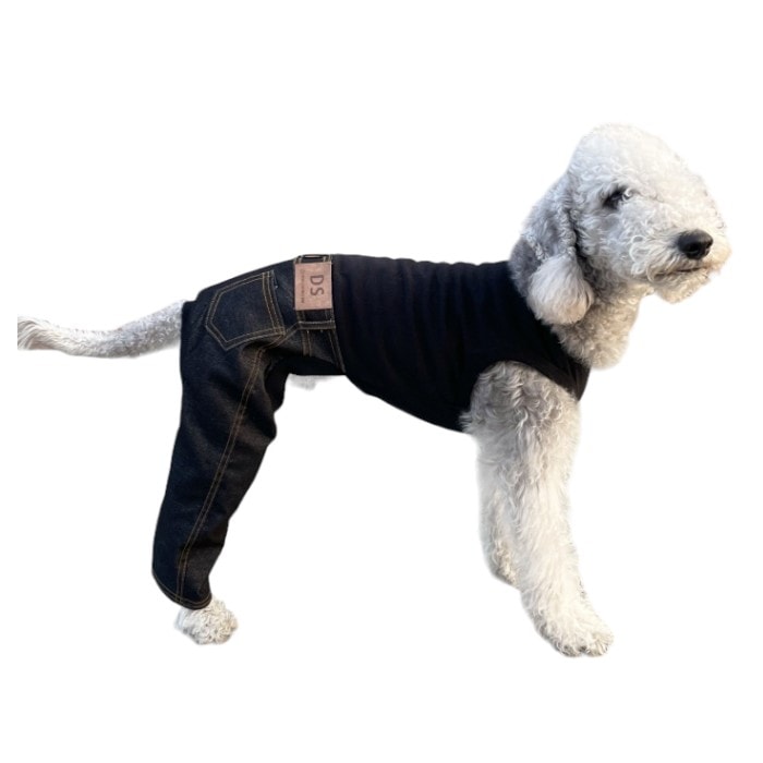 ベドリントンテリア服 2XL デニム ロンパース おしゃれ 韓国 犬服 中型犬 大型犬 春 夏 秋 冬 室内着 4,894円