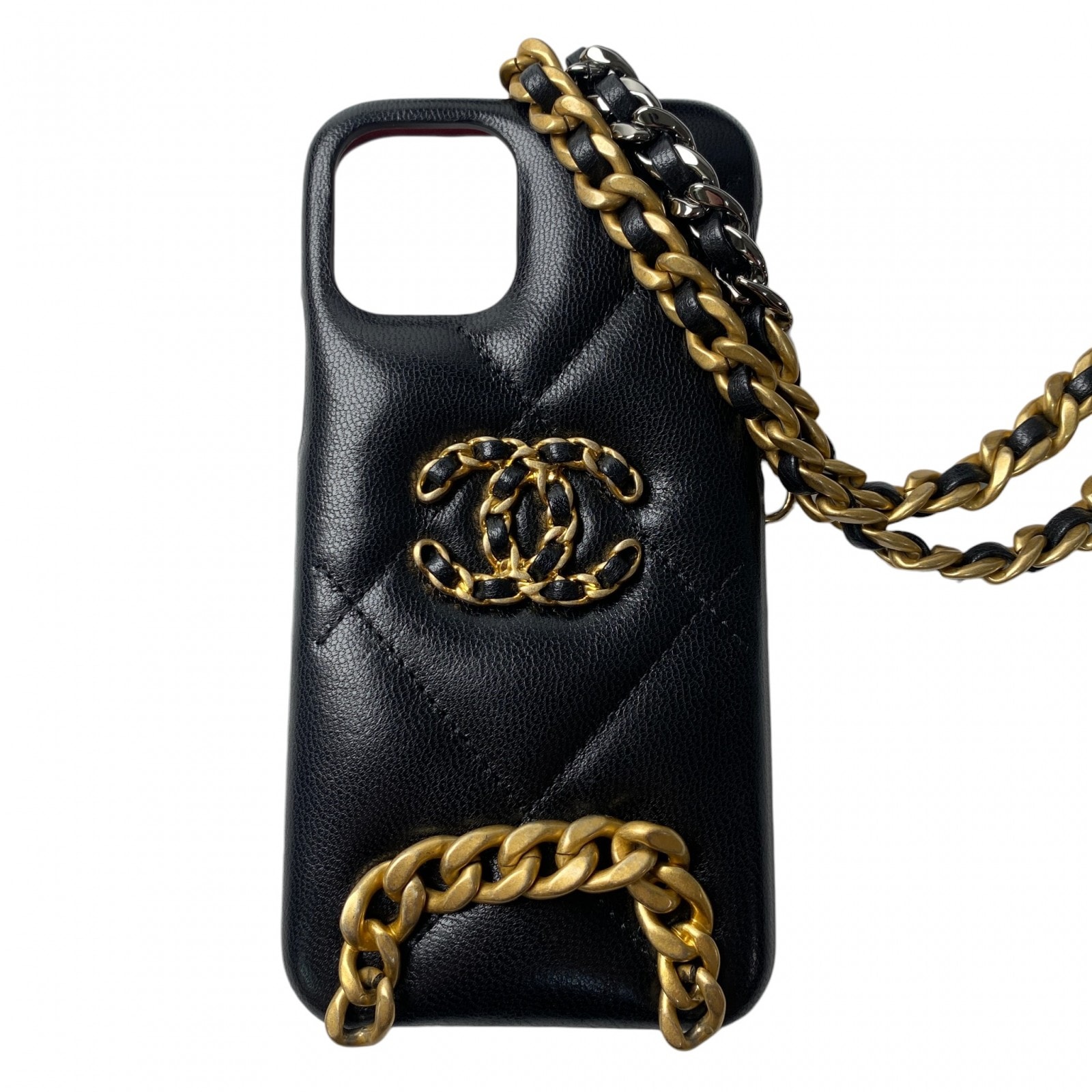 シャネル CHANEL レディース ココマーク iPhoneケース チェーン ショルダー 30番 iPhone11pro