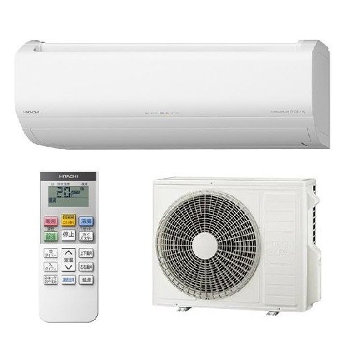 HITACHI 日立 ルームエアコン RAS-VL63R2-W 白くまくん 6.3kW 20畳程度 単相200V スターホワイト 軒先配送のみ