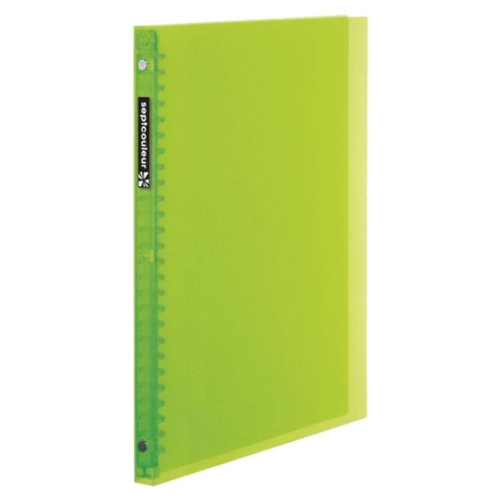 （まとめ買い）セプトクルールファイルノートB5薄型 グリーン F007B-03 00027826 [x10]
