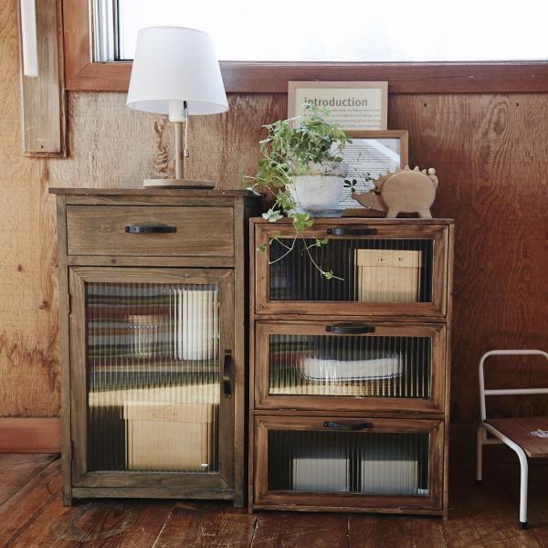 チェスト キャビネット タンス おしゃれ 木製 3段 3D 完成品 棚