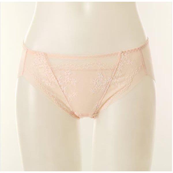 ブーケモチーフのベールウェディングブラコーディヘムパンティー単品カラー別2枚入りSET(VPT1811HSET)