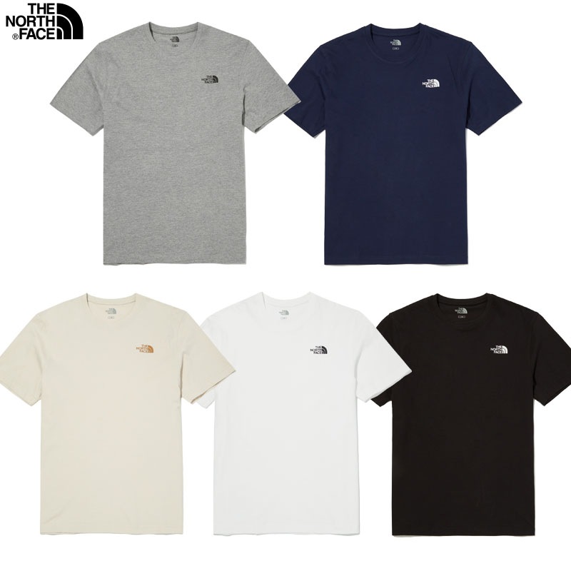 韓国正規品保証 関税負担なし NT7UN00A TNF BASIC COTTON SS R TEEデイリー 基本 着装 男子 女子 人気 韓国 ファッション 男女共用 アウトドア