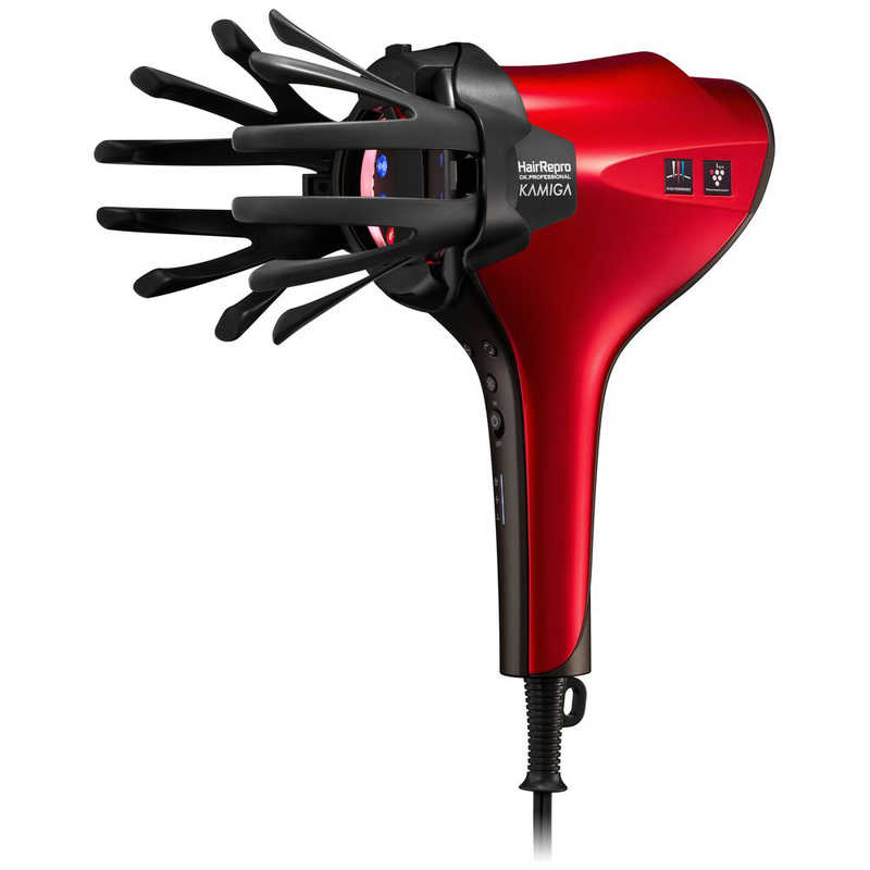 アデランス　ヘアードライヤー KAMIGA N-LEDSONIC イタリアンレッド [国内専用]　AD-HR03-R