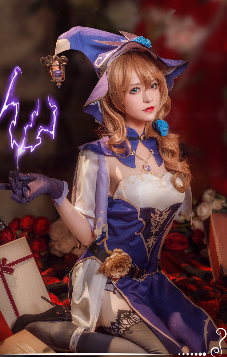 原神 Genshin げんしん Lisa リサ コスプレ衣装 コスチューム 変装服 仮装期間限定30％