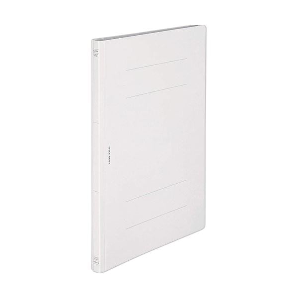 (まとめ) ライオン事務器 フラットファイル(環境)樹脂押え具 B4タテ 150枚収容 背幅18mm 無着色 A-501KB4S 1セット(10冊) (×5セット)