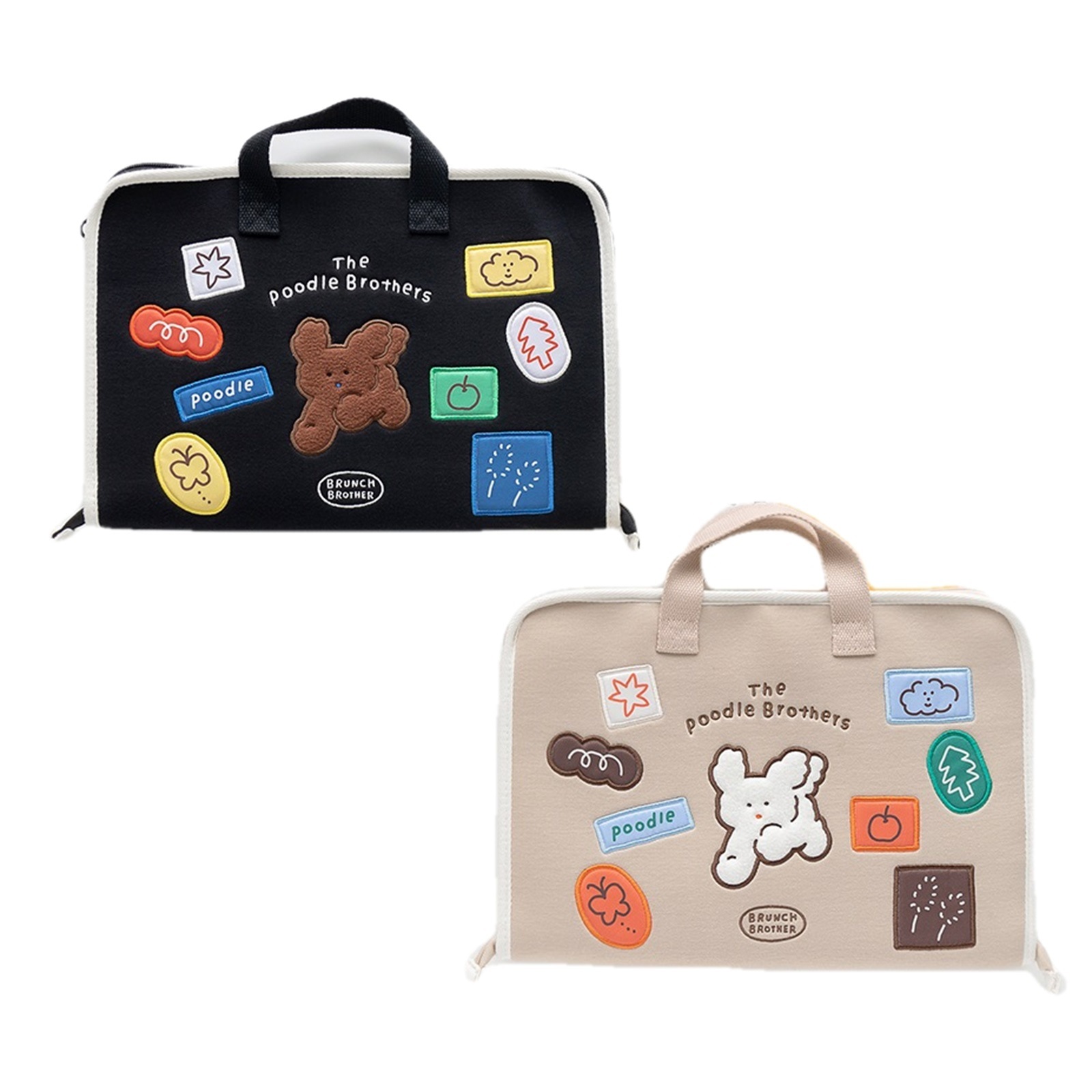 ブランチブラザー 韓国 かわいい子犬キャラクター マックブック 13インチ ノートパソコン Macbook ポーチ PC ケース 保護バック パソコンケース