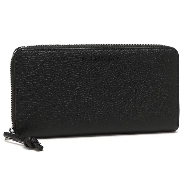 長財布 ラウンドファスナー ブラック メンズ EMPORIO ARMANI Y4R169 Y068E 80001