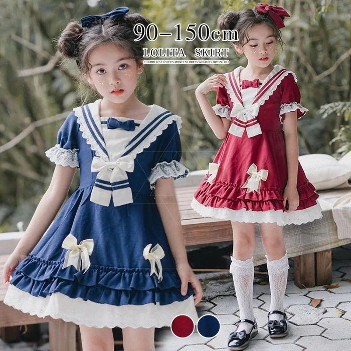 ハロウィン メイド服 子供用ドレス アリスドレス コスプレコスチューム halloween 衣装 仮装 ハロウィーン パーティー ふしぎの国のアリス　短袖 コスプレ キッズ仮装