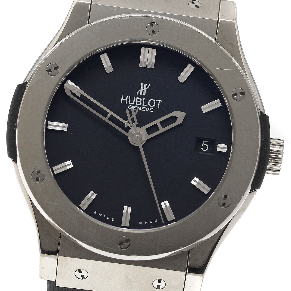 ウブロ HUBLOT 511.ZX.1170.RX クラシックフュージョン ジルコニウム デイト 自動巻き メンズ _956911【中古】