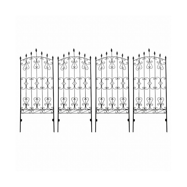 住まいスタイル アイアンローズフェンス150 4枚組 IFROSE-150-4P メーカー直送