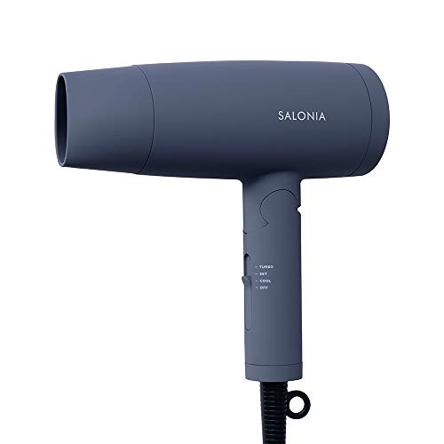 SALONIA サロニア スピーディーイオン ドライヤー 【グレー】 ヘアドライヤー 大風量 速乾 軽量 マイナスイオン SL-013GR