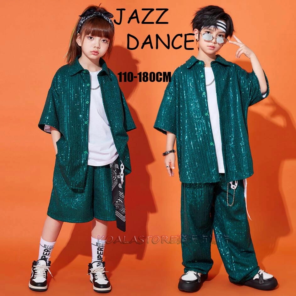 男の子 短パンツ 団体服 シャツトップス ジュニアヒップホップ 応援団 レッスンダンスウェア キッズダンス衣装 hiphop jazz 女の子 2点セット3点セット 練習着 ストリート 子供ジャズ