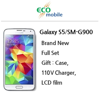 Samsung GALAXY S5 SM-G900 LTE 新製品32GB 韓国版 SIMフリー白ロム
