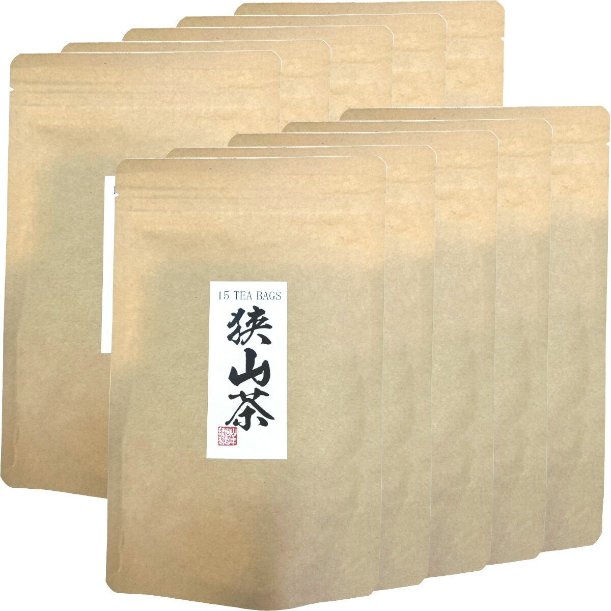 日本茶 お茶 茶葉 狭山茶ティーバッグ 3g15パック10袋セット 国産100％ 埼玉県産 緑茶 父の日 御中元 2026 ギフト プレゼント プチギフト お茶 内祝い 還暦祝い 男性 女性 父