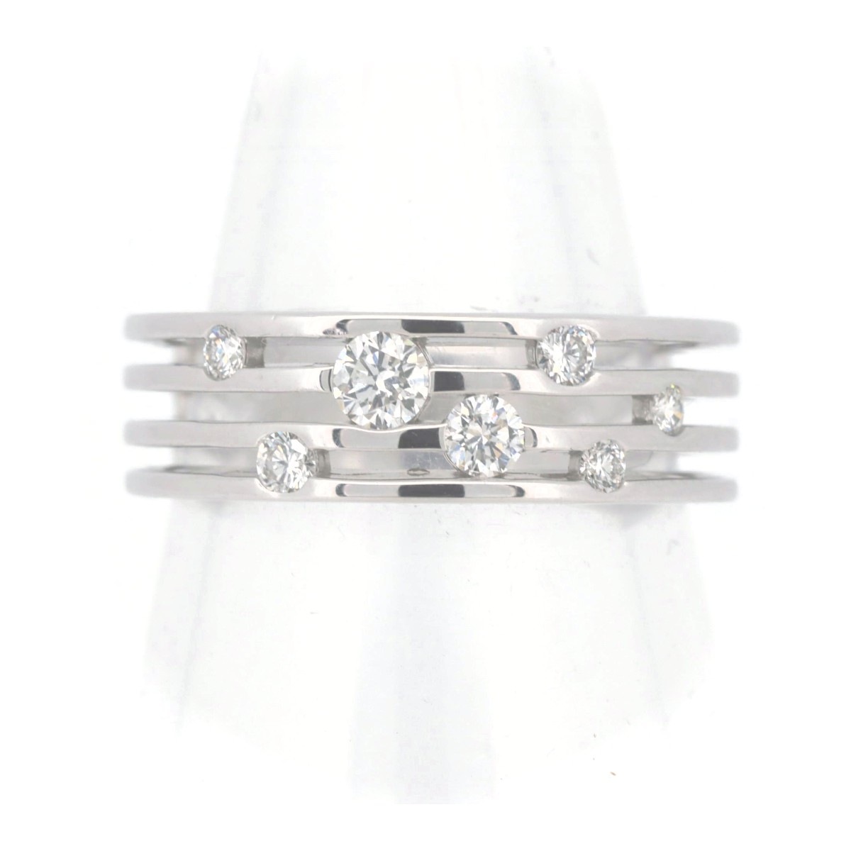ダイヤモンド リング 指輪 0.29CT 12号 K18WG(18金 ホワイトゴールド) 質屋出品