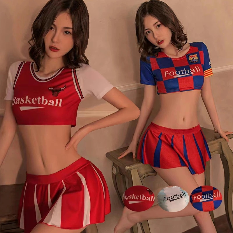 3色 ミニスカ チアガール レースクイーン コスプレ衣装 セクシー チアリーダー チア セクシーコスプレ 可愛い かわいい スポーツ (T)