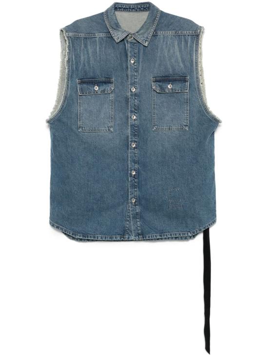 DRKSHDW Men Sweater Vests DU01E3764 DWB06 Denim