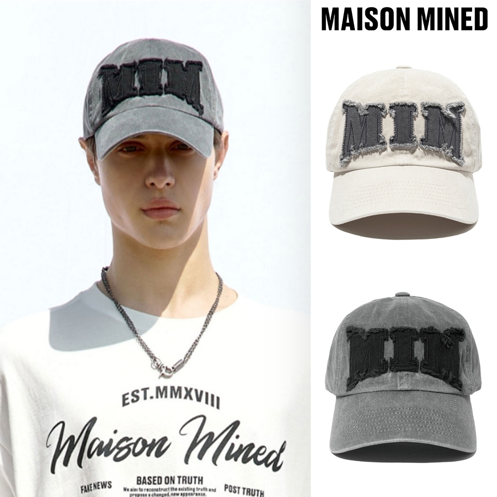 【MAISON MINED】 MIM RAW CUT BALL CAP