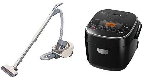 宅配 サイクロン 軽量 掃除機 【セット買い】アイリスオーヤマ クリーナー 2WA サイクロンパワーヘッド 炊飯器