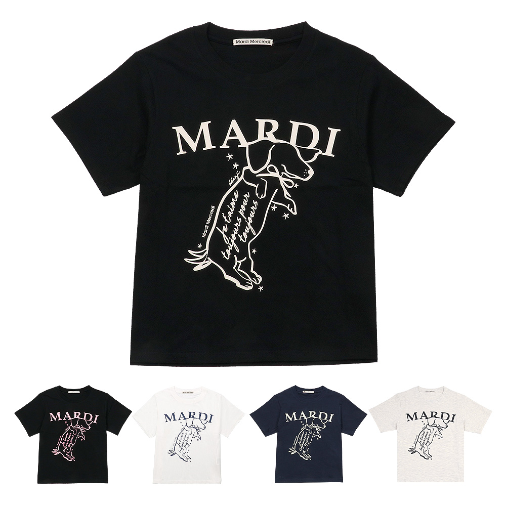 Tシャツ SLIM TSHIRT SWING THE TAIL DDANJI 半袖 レディース 韓国 ファッション アパレル ダックスフント