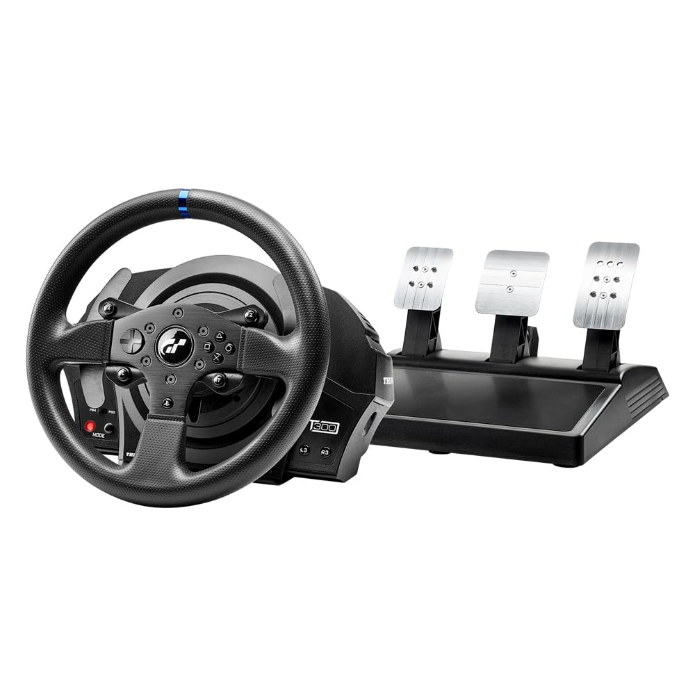 Thrustmaster スラストマスター ハンコン T300 RS GT PS5 PS4 PC ハンドルコントローラー レーシングゲーム ブラック
